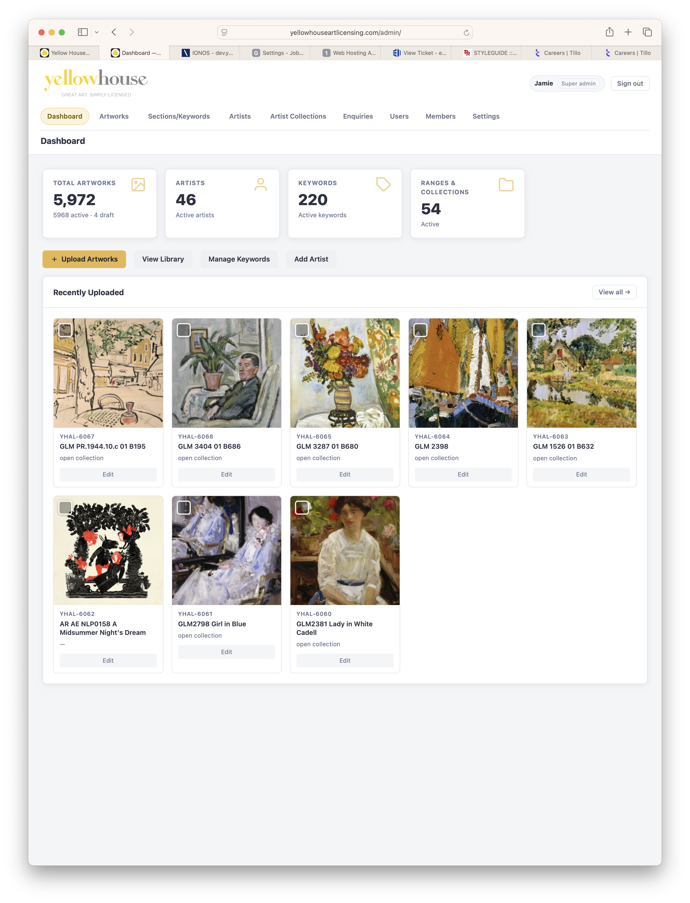 Yellow House Art Licensing